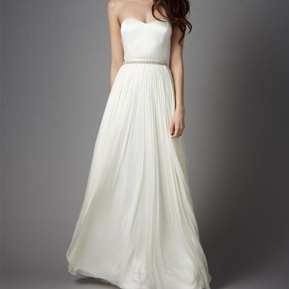 BHLDN Catherine Deane Anika Silk Tulle Skirt Size 4, 14 and 16 Wedding Bridal - Picture 5 of 11